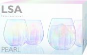Набор стаканов Pearl, 425 мл, 4 шт., LSA International, арт.:G1331-15-401