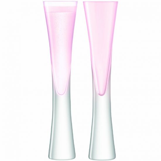 Набор бокалов для шампанского Moya, 2 шт, 170 мл, розовый, LSA International, арт.:G474-04-436
