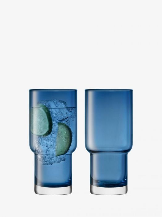 Набор стаканов Utility, 390 мл, 2 шт., Сапфир, LSA International, арт.:G1323-14-610A
