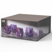 Набор бокалов Aurora, 370 мл, фиолетовый, 4 шт., LSA International, арт.:G1621-13-887