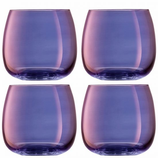 Набор бокалов Aurora, 370 мл, фиолетовый, 4 шт., LSA International, арт.:G1621-13-887