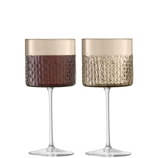 Набор бокалов для вина Wicker, 320 мл, коричневый, 2 шт., LSA International, арт.:G1642-11-149